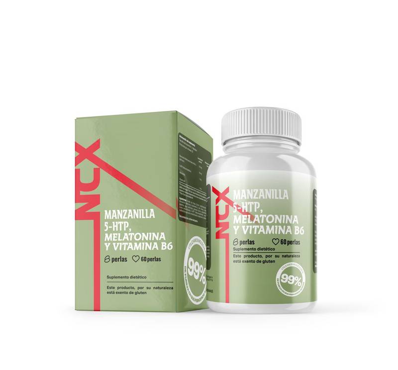 Manzanilla 5-htp, Melatonina y Vitaminas B6